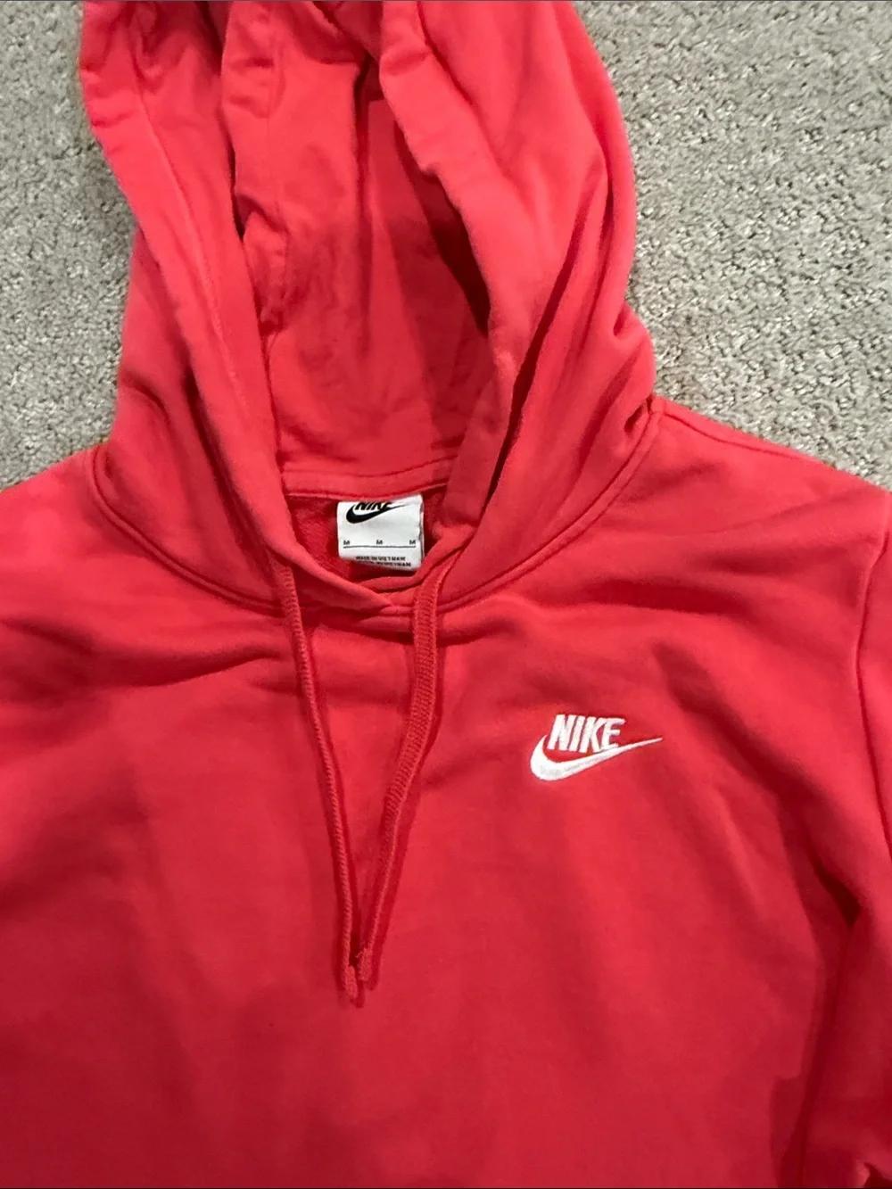 Nike Hoodies Duo — Pink & Light Blue Pullover Hoodies
